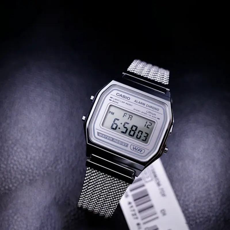 Casio Classic Vintage Digital Dial Mesh Men's Watch- A158WEM-7